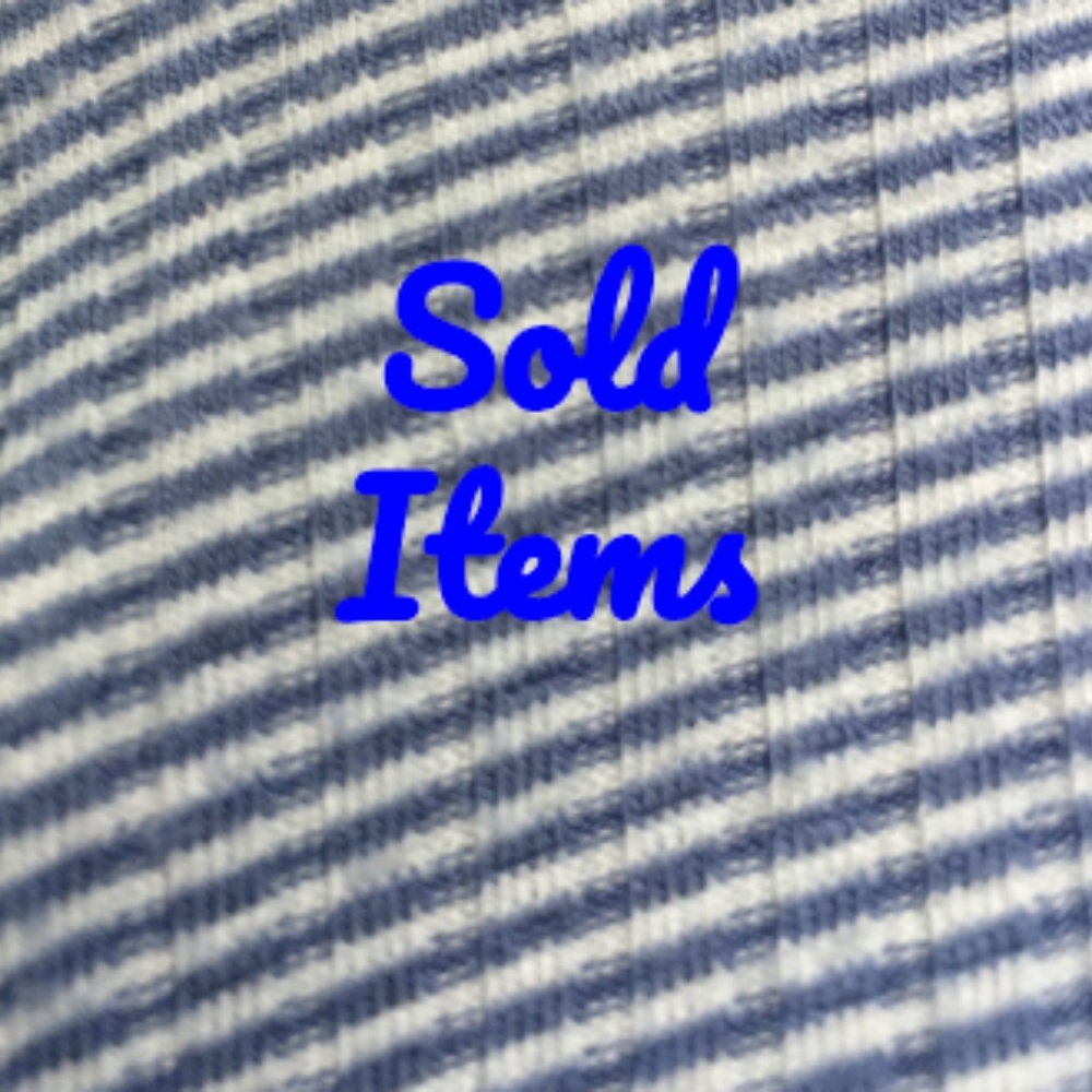 All items below here have been sold